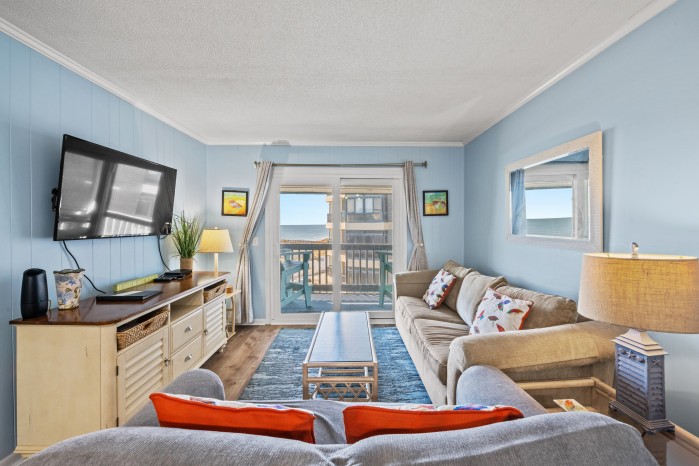 Sea Cabin 314 | Oceanfront Cherry Grove Condo | Pool | Pier | Elliott ...